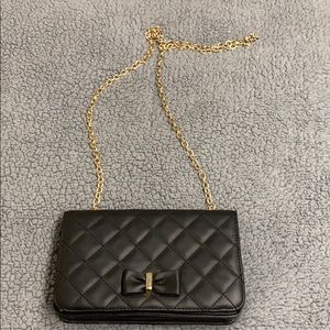 Black cross body bag